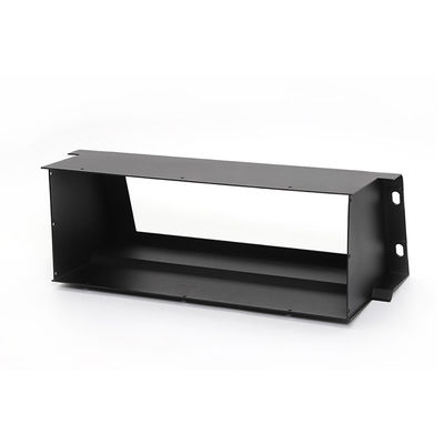 Customized Metal Stamping for Black Powder Coated Bracket Part Customized to Your Needs