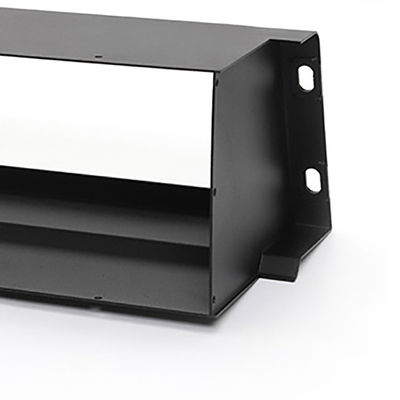 Customized Metal Stamping for Black Powder Coated Bracket Part Customized to Your Needs