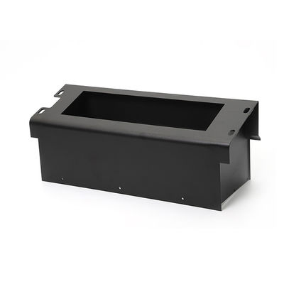 Customized Metal Stamping for Black Powder Coated Bracket Part Customized to Your Needs