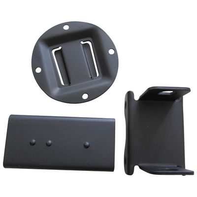 Black Powder Coating SPCC Stamping Part Simple Single Process Dies Customized Mould