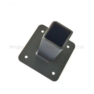Black Powder Coated Metal Bracket for Outdoors RoHS Certified Samples Request a Sample