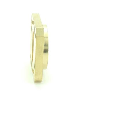 Simple Single Process Dies Copper Metal Cylinder Coverplate with Antique Brass Finish
