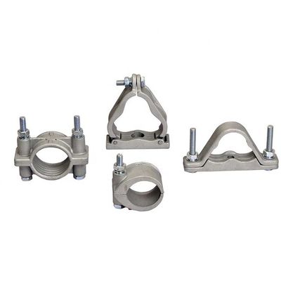 Deburring Customized Precision Die Casting for Aluminium Strip Trefoil Clamp Cleat Cover