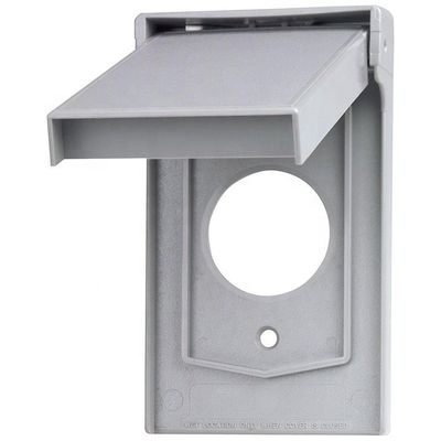 Precision Die Casting Aluminum Outdoor Outlet Box Cover in STP/Step/Igs/Dwg/Pdf Format