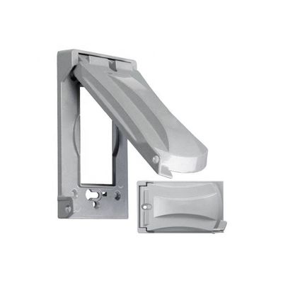 Precision Die Casting Aluminum Outdoor Outlet Box Cover in STP/Step/Igs/Dwg/Pdf Format
