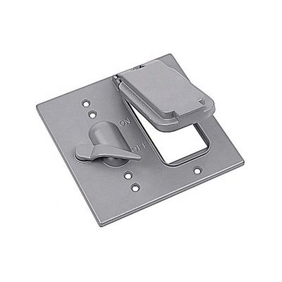 Precision Die Casting Aluminum Outdoor Outlet Box Cover in STP/Step/Igs/Dwg/Pdf Format