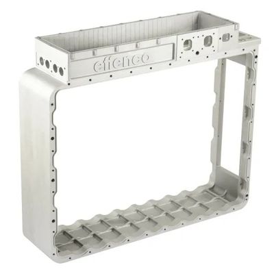 Custom Aluminum Die Casting Machine Radiator Parts with Deburring Surface Preparation
