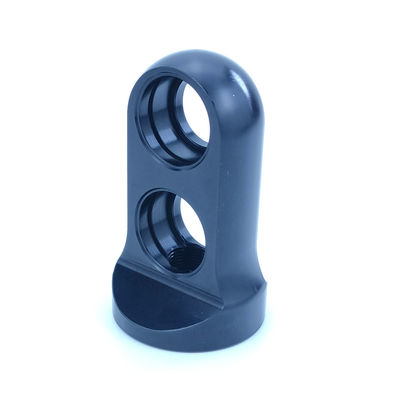 Custom Precision CNC Machining Anodizing Black Aluminum Parts with Black Powder Coating