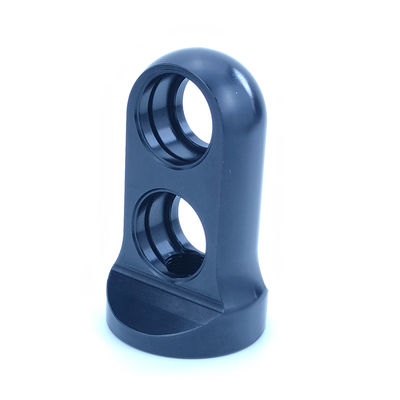 Custom Precision CNC Machining Anodizing Black Aluminum Parts with Black Powder Coating