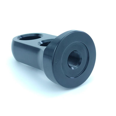 Custom Precision CNC Machining Anodizing Black Aluminum Parts with Black Powder Coating