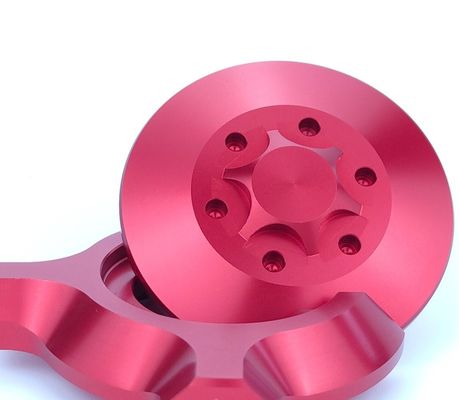 Metal Casting Machinery for Custom OEM Die Casting Aluminum Red Anodizing Motor Parts