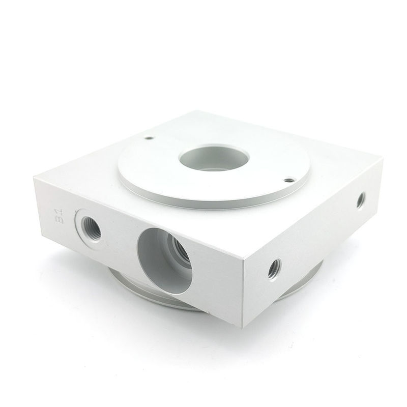 Customized Precision Stainless Machined Valve Block ANSI Standard Customized Design