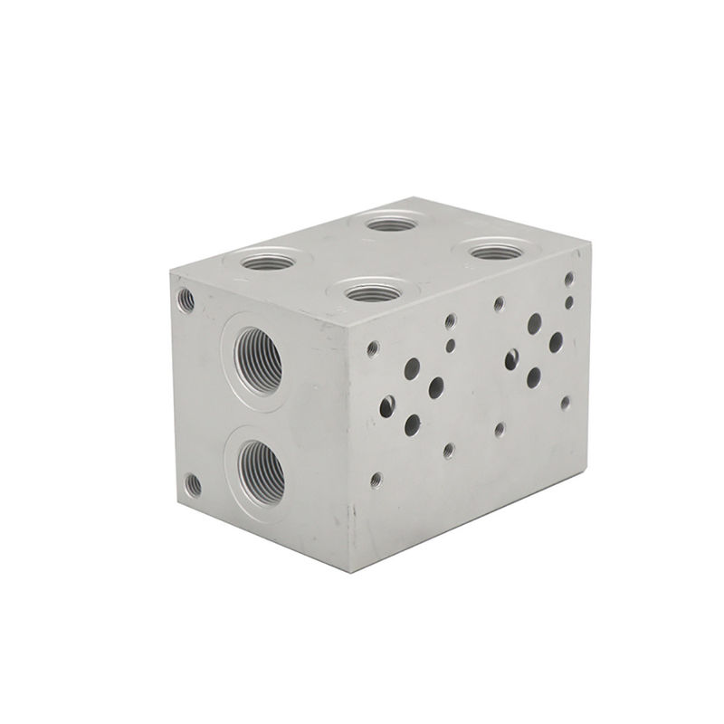 Precision CNC Aluminum Alloy Stainless Steel Valve Block with Ce Tolerance /-0.05mm