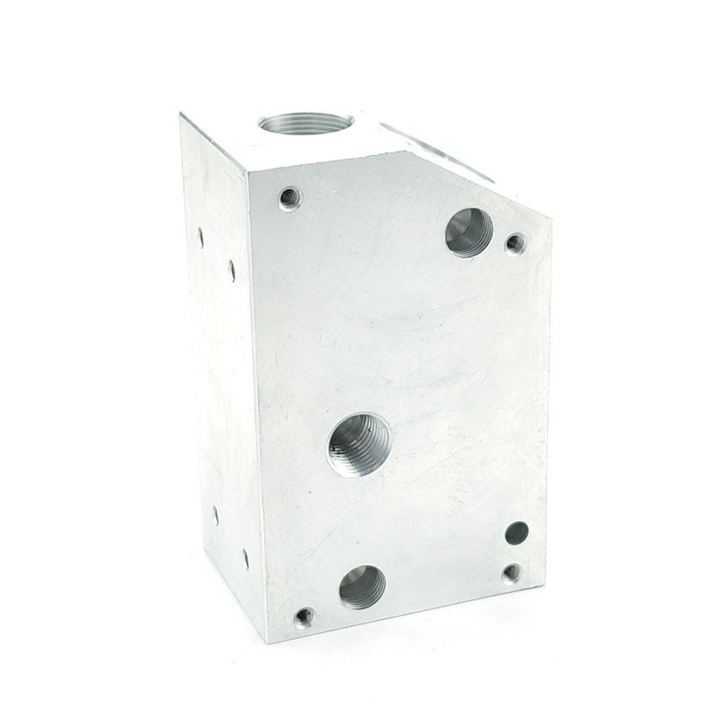 OEM Hydraulic Blocks Customized CNC Machining Parts CE  RoHS Specification