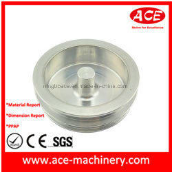 Aluminum Belt Pulley CNC Machining with Customized Design Model NO. CNC-LPM-0069