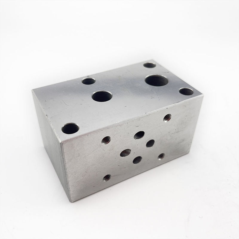 Customized CNC Machined Valve Adaptors Hydraulic Manifold Block for Hydraulic Systems