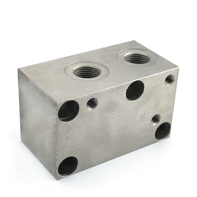Custom Machining Aluminum Valve Hydraulic Manifold Block ASTM