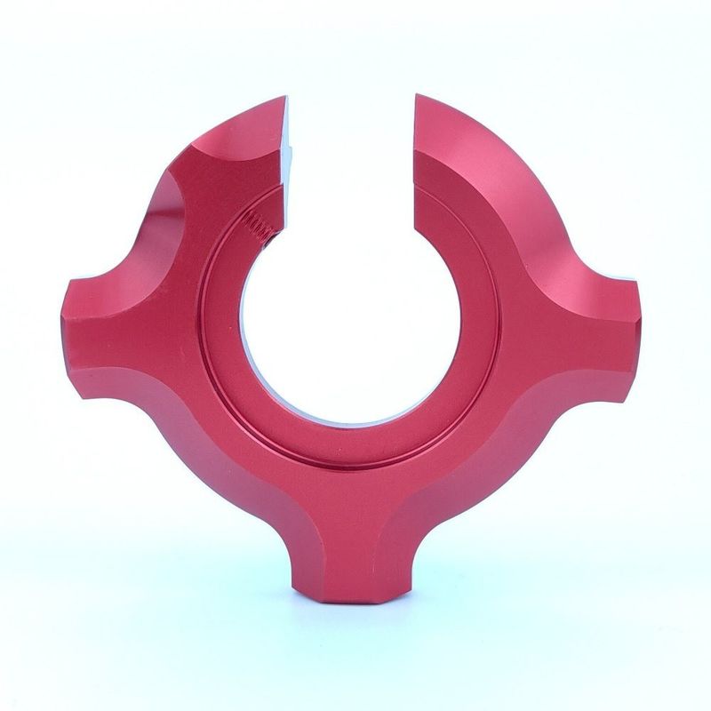 Customized Metal Processing Customized Red Turbe Wheel CNC Machining Auto Spare Parts