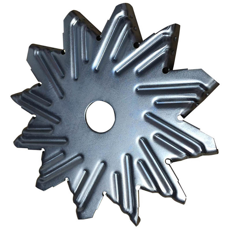 Black Powder Coating Surface Finish SPCC Stamping Part for Fine Blanking Multi-Position