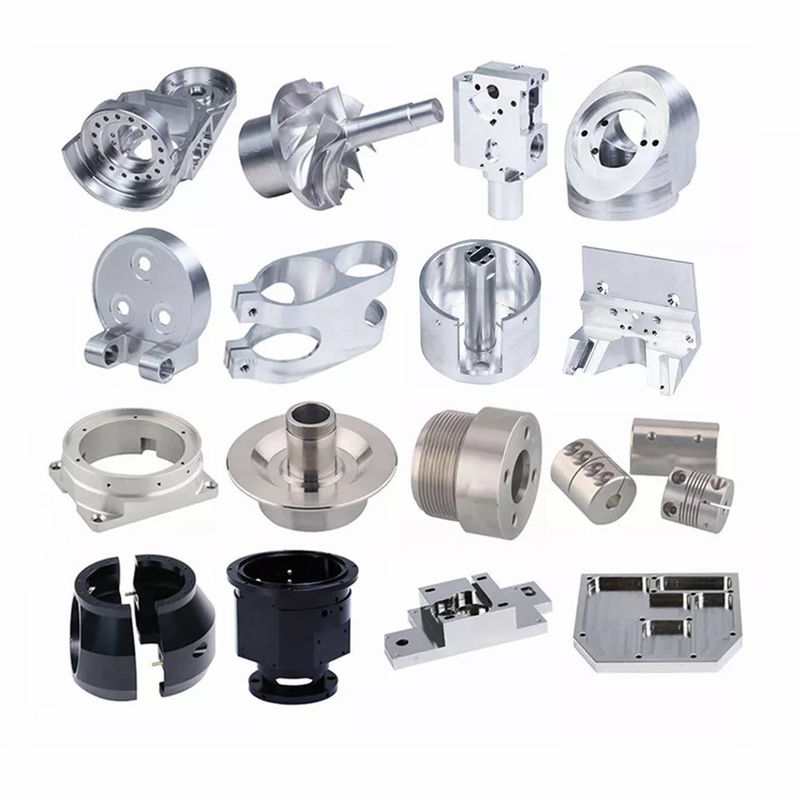 High Precision Aluminum CNC Machining Turning Mechanical Component Parts Customization