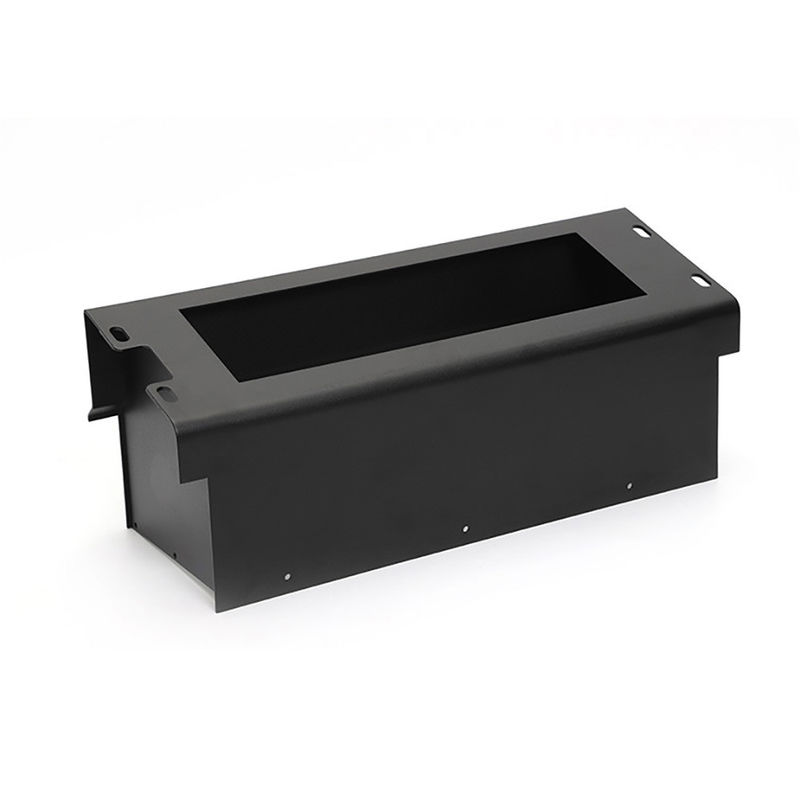 Customized Metal Stamping for Black Powder Coated Bracket Part Customized to Your Needs