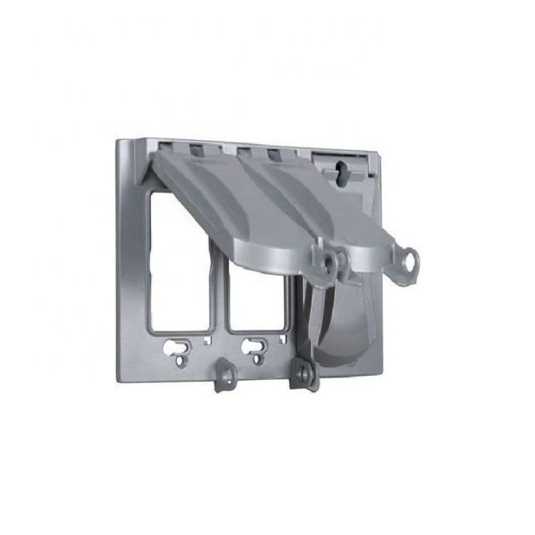 Precision Die Casting Aluminum Outdoor Outlet Box Cover in STP/Step/Igs/Dwg/Pdf Format